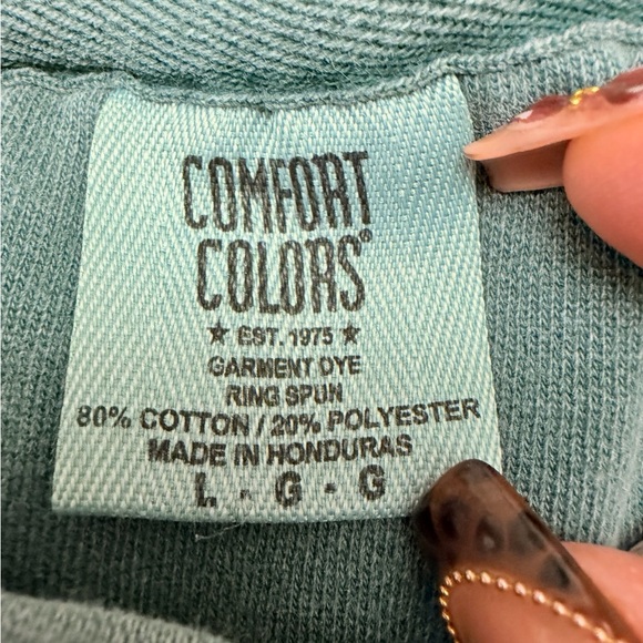 Leavenworth Washington Unisex Sweater - Green Vintage Style - Picture 3 of 5